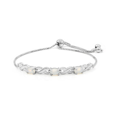 Brazalete en plata con Ópalo de Welo