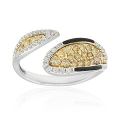Anillo en oro con Diamante fancy SI2 (CIRARI)