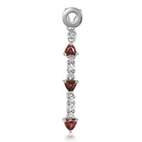 Colgante en plata con Rubí de Tanzania