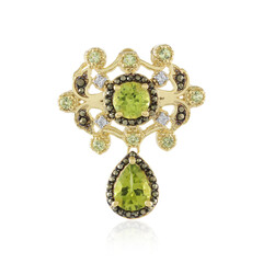 Colgante en plata con Peridoto