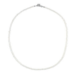 Collar en plata con Topacio blanco