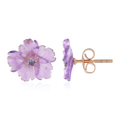 Pendientes en plata con Amatista (Gems en Vogue)