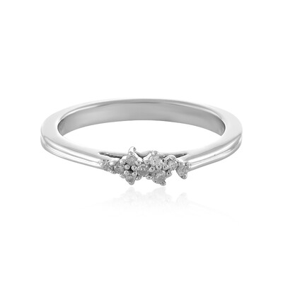 Anillo en plata con I1 (I) Diamante