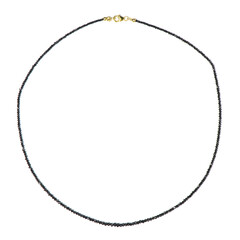 Collar en oro con Diamante negro