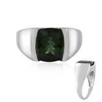 Anillo en plata con Apatita Cromada
