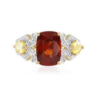 Anillo en oro con Granate espesartina (SUHANA)
