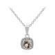 Collar en plata con Morganita