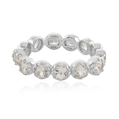 Anillo en plata con Danburita
