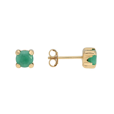 Pendientes en oro con Esmeralda