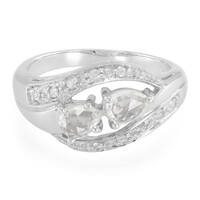 Anillo en plata con Zafiro blanco