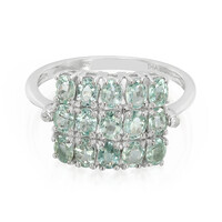 Anillo en plata con Turmalina Paraíba