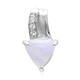 Colgante en plata con Ágata de lazo azul