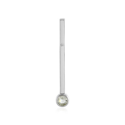 Colgante en plata con Amatista verde (MONOSONO COLLECTION)