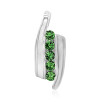 Colgante en plata con Tsavorita