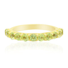 Anillo en plata con Peridoto