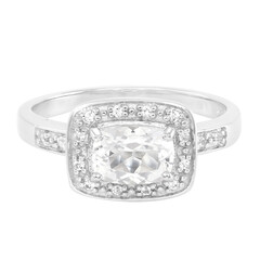 Anillo en plata con Berilo del Himalaya