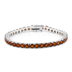 Brazalete en plata con Citrino de Madeira