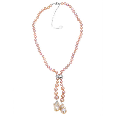 Collar en plata con Perla Freshwater (Dallas Prince Designs)