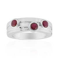 Anillo en plata con Rubí de Birmania (Pallanova)