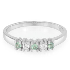 Anillo en plata con Alejandrita de Brasil