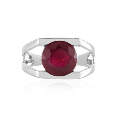 Anillo en plata con Rubí de Madagascar (de Melo)