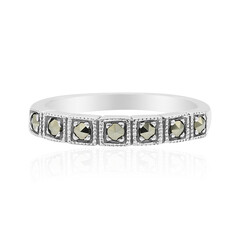 Anillo en plata con Marcasita
