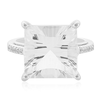 Anillo en plata con Cuarzo blanco