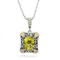 Collar en plata con Cuarzo del Ouro Verde (Dallas Prince Designs)