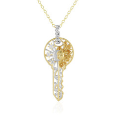 Collar en plata con Zircón (Gems en Vogue)
