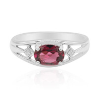 Anillo en plata con Rodolita