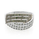 Anillo en plata con Diamante fantasía