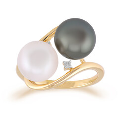 Anillo en oro con Perla de Akoya (TPC)
