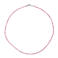 Collar en plata con Cuarzo Fresa