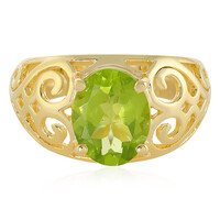 Anillo en plata con Peridoto