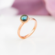 Anillo en plata con Labradorita verde de Maniry (KM by Juwelo)