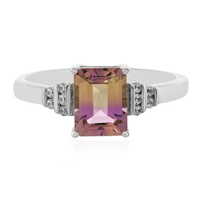 Anillo en plata con Ametrino