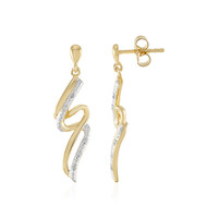 Pendientes en plata con Diamante I3 (J)