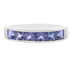 Anillo en plata con Tanzanita