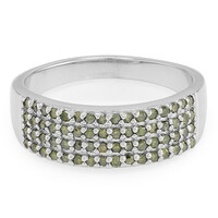 Anillo en plata con Diamante fantasía