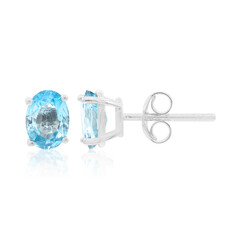 Pendientes en plata con Zircón de Ratanak Kirí