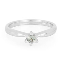 Anillo en plata con Tanzanita verde