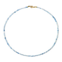 Collar en plata con Aguamarina de Brasil