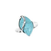 Anillo en plata con Turquesa