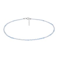 Collar en plata con Aguamarina