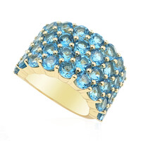 Anillo en plata con Topacio de Marambaia