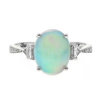 Anillo en oro con Ópalo Welo AAA (CIRARI)