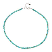 Collar en plata con Turquesa