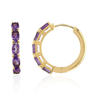 Pendientes en plata con Amatista