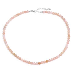Collar en plata con Morganita