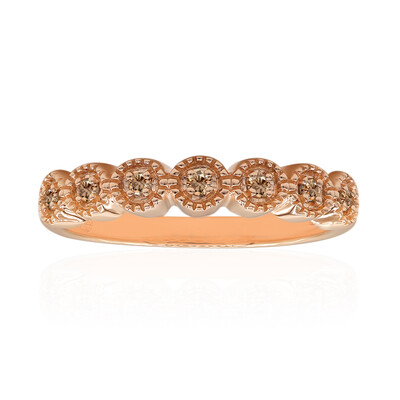 Anillo en oro con Diamante rosa de Francia de Argyle SI1 (Annette)